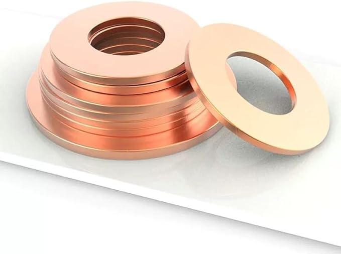 12PCS Custom Brass Gasket Fits for Strider SNG and SFM CNC Brass Washer DIY Replacement Accessory(Small)