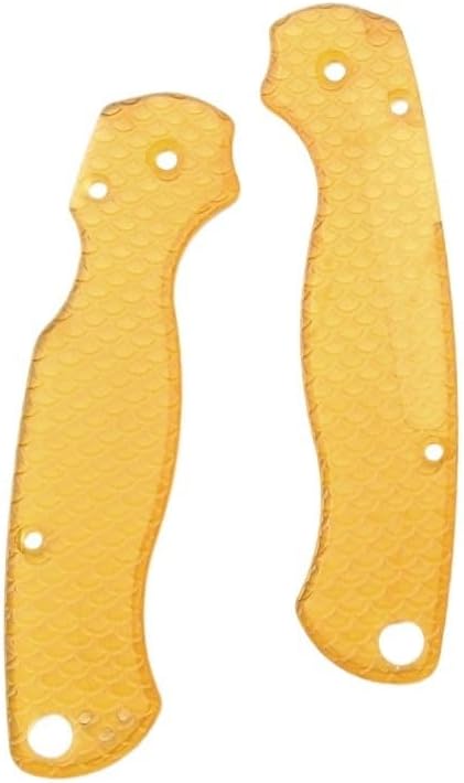 1Pair Ultem Scales Fits for C81 Paramilitary 2 Custom PEI Non-slip Handle Patch Blank DIY Replacement