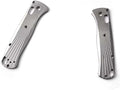 1Pair Non-slip Scales Fits for Bugout 535 Titanium Alloy Handle Patch Replacement in Stonewashed Finish