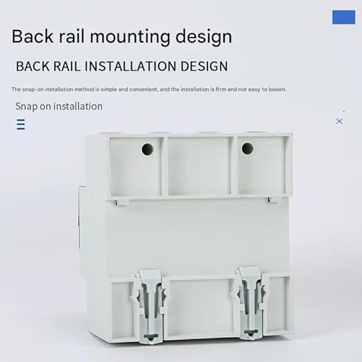 63A 2P 110V Automatic/Manual Transfer Switch ATS with Led Display L1 Priority Din Rail Mount for Generator &amp Mains Power