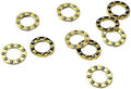 10 Pieces Pack CNC Brass Flippers Fit for Outdoor Pocket Knives Gasket Washers DIY Making Accessory