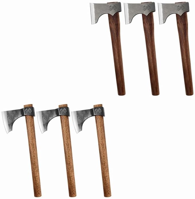 3 Pack Competition Throwing Axe 3 Pack 16.5 Throwing Tomahawk with 1065 High Carbon Steel &amp Hickory Wood Handle Perfect for Axe Throwiing Game Competition and Recreation Gift for Men