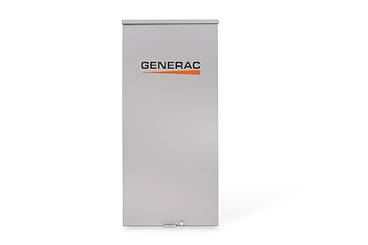 Generac 200-Amp Automatic Generator Transfer Switch Open Transition Service Rated Integrated Brownout Protection Outdoor Enclosure