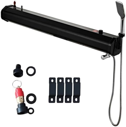 Portable Camping Showerhead 30L Pressurized Water Tank for Outdoor Activities Handheld Water Supply for SUVs RVs Trucks Ideal for Beach Hiking and Travel