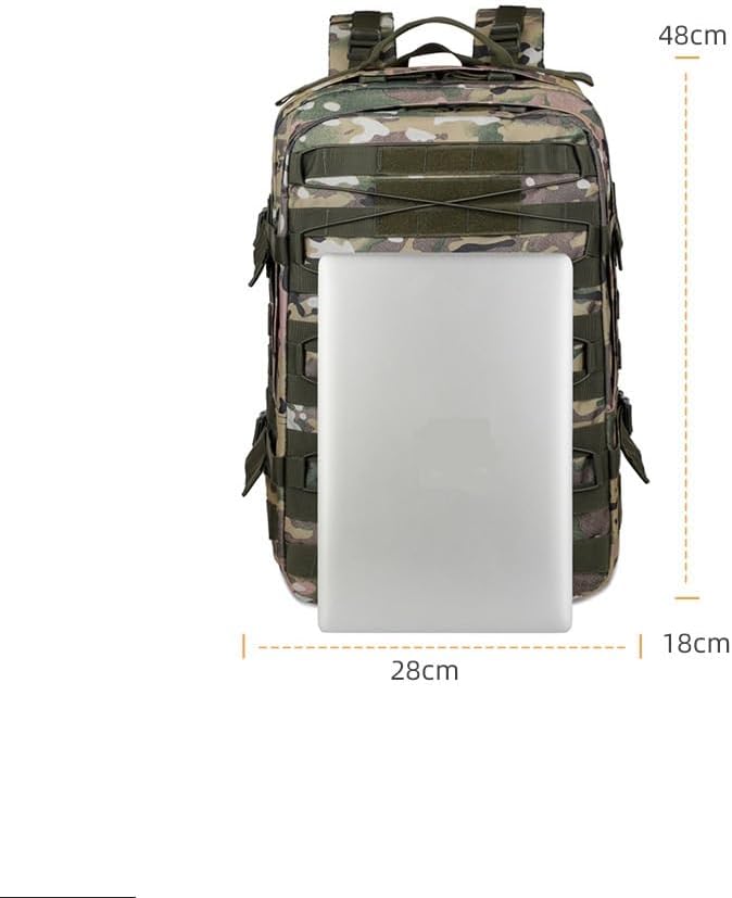 Tactical Backpack Military Molle Hiking 20-35L Assault tactics for mountaineering travel outdoors camouflage army green