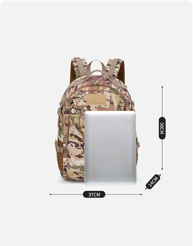 Tactical Backpack Military Molle Hiking 20-35L Outdoor Tactical Hiking Trail Camping Mountaineering Bag Army Green