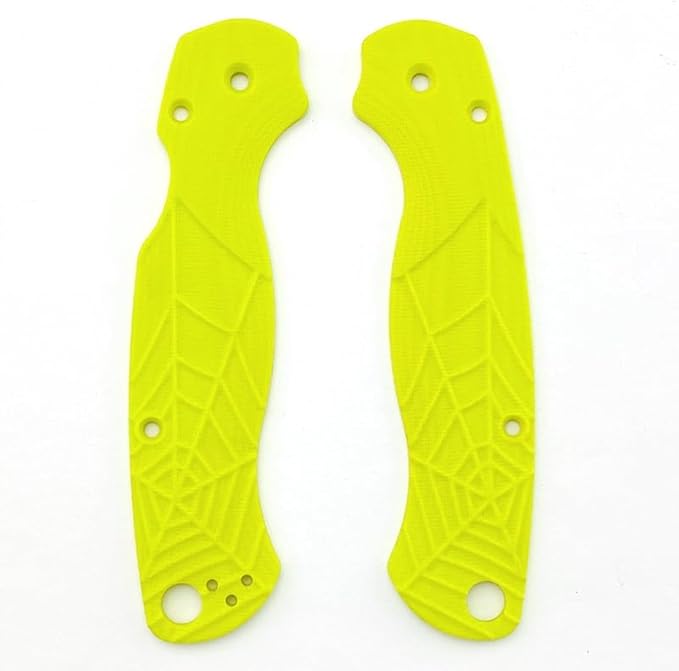 1 Pair G10 Scales Handle Fits for C81 Paramilitary 2 Custom Handle Patch DIY Making Replacement Accessory(Green)