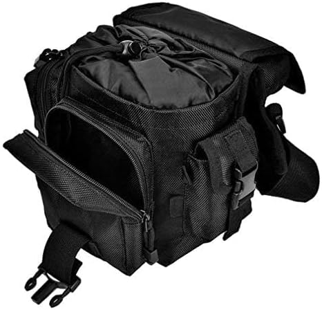 Hebetag Oxford Hiking Waist Pack Motorcycle Drop Leg Bag for Men Women Bike Riding Cycling Tactical Thigh Fanny Pouch Outdoor Travel Fishing Camping Casual Daypack