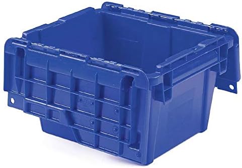 Orbis Flipak Distribution Container 11-3/4 x 9-3/4 x 7-11/16 Blue