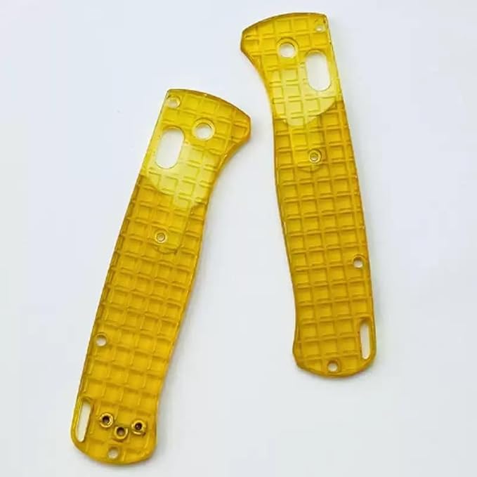 2-Piece Pair PEI Scales Fits for Bugout 535 CNC Ultem Handle Patch Blank DIY Replacement