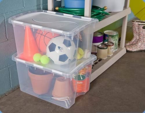 STERILITE 19148006 48QT Hinged Lid Store Box