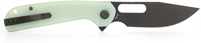 LIONGMAH Folding Pocket Knife Outdoor Activities Survival Hiking Tool 3.75Blade G10 Handle Liner Lock Reversible Pocket Clip for Everyday Carry Designed in the USA (Left-handed version)