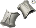 2 Pieces Steel Knife Finger Guard Protector Casting Bolster Pommel DIY Making Accessory
