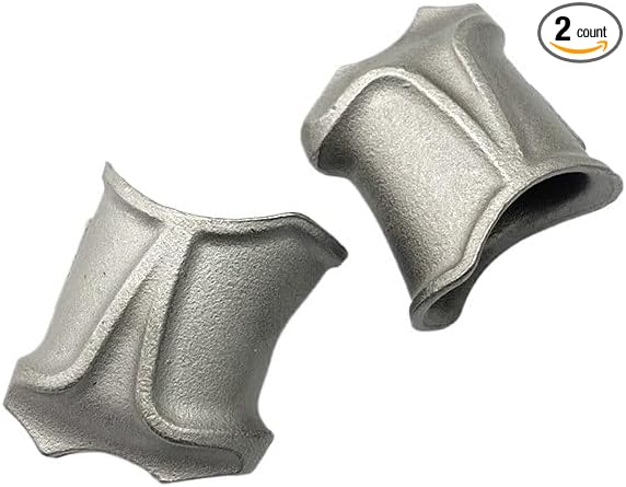 2 Pieces Steel Knife Finger Guard Protector Casting Bolster Pommel DIY Making Accessory