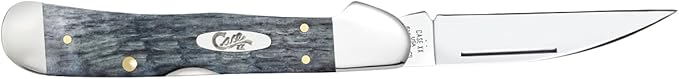 Case XX Pocket Knife COPPERLOCK - POCKET WORN GRAY BONE CRANDALL JIG Item #58424-61549WL CS - Length Closed: 4 1/4Inches
