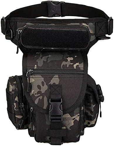Multi-Purpose Tactical Drop Leg Bag Military Waist Bag Cross-Leg Equipment MOLLE Panel Motorcycle Riding Trekking Tactics Outdoor Waist Thigh Bag
