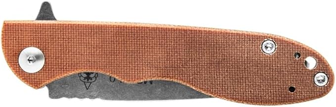 TOPS Knives Mini Scandi Folder 4.0- Tumble Finish Blade Finish