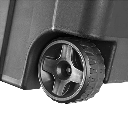 Sterilite Tote IND Wheeled Black 40GA 14699002