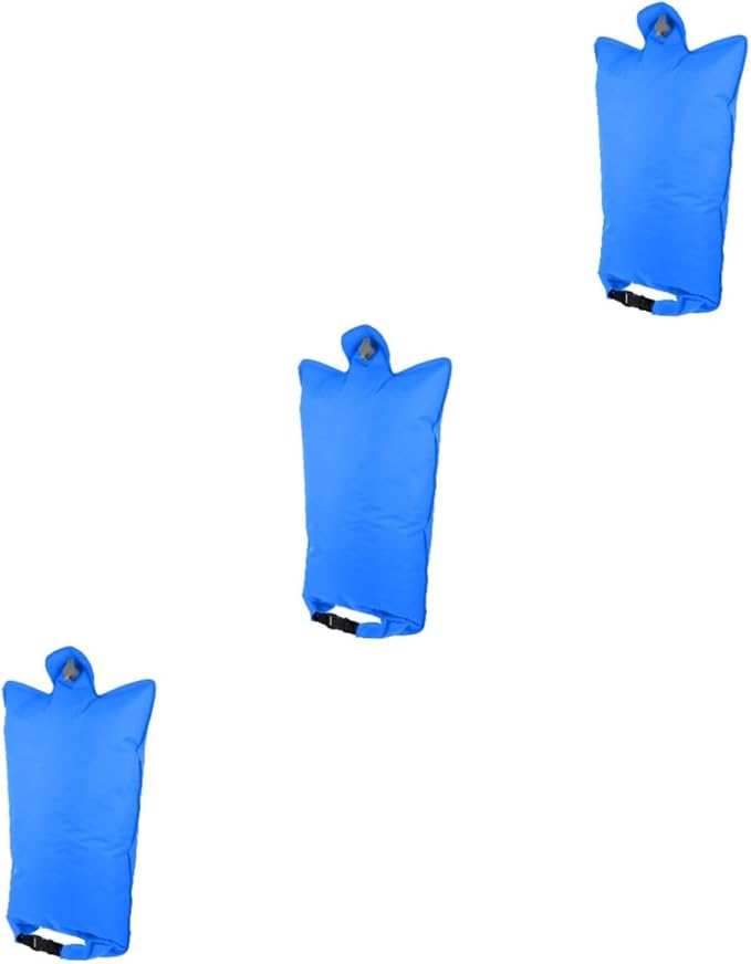 IMIKEYA 3pcs Portable Tpu Inflatable Water Pouch Lightweight Manual Press Type Bag for Outdoor Use for Hiking Camping and Travel