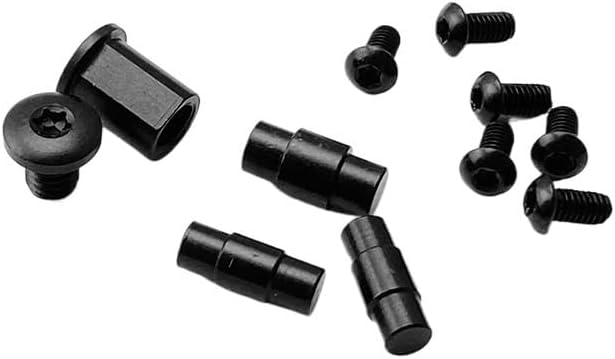 1 Set Stainless Scales Handle Torx Screw Replacement Fits for Demko AD20.5 DIY Making Accessory(Black)