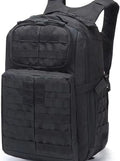 Tactical Backpack Military Molle Hiking 36-55L Tactical Camouflage Outdoor Sports Mountaineering Black
