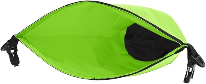 SKM Dry Bag with Zipper Green 20 L PVC (Weight-1KG)