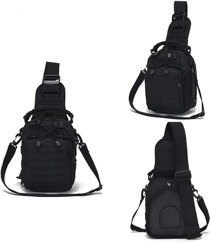 Outdoor Sports Hiking Sling Bag Shoulder Pack Camouflage Tactical Molle Chest Bag