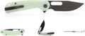 LIONGMAH Folding Pocket Knife Outdoor Activities Survival Hiking Tool 3.75Blade G10 Handle Liner Lock Reversible Pocket Clip for Everyday Carry Designed in the USA (Left-handed version)
