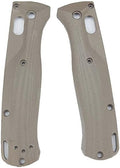 1 Pair G10 Scales in Khaki Color is Suitable for Bugout 535 Blank DIY Handle Patch Replacement
