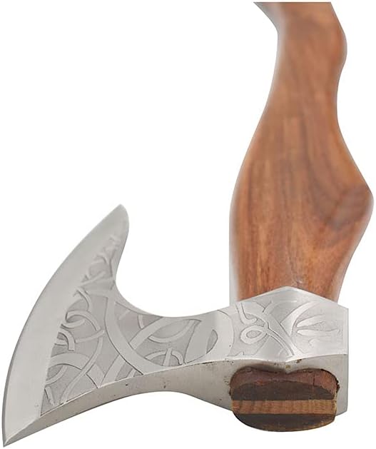 Medieval Warrior Custom Handforged Handmade Tomahawk Viking Tomahawk Axe-Camping Axe-Hunting Axe. (Design)