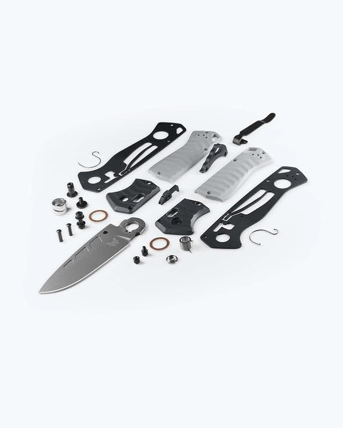 Benchmade - PSK Folding Outdoor Knife with Gray Grivory Handle (593GY-02)