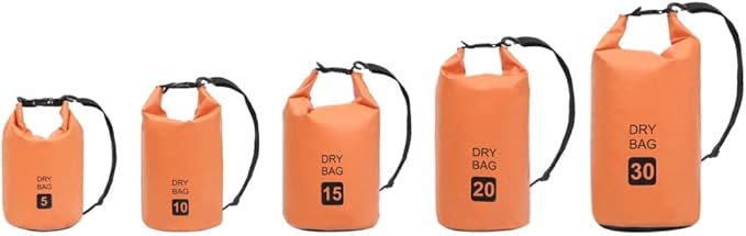 YAFF Dry Bag Orange 1.3 gal PVC (1.21lbs)