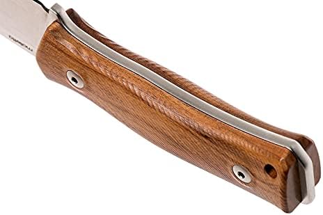 LionSTEEL M4 Fixed Blade FatCarbon Glow in the Dark Carbon Fiber Handle Scales Full Extended Tang Construction M390 Steel Blade Triple Stitched Leather Sheath KAVISO Exclusive
