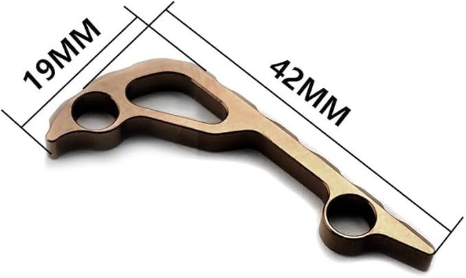 1PC Custom CNC Titanium Alloy Spine Back Spacer Replacement is Suitable for Bugout 535(Silver)