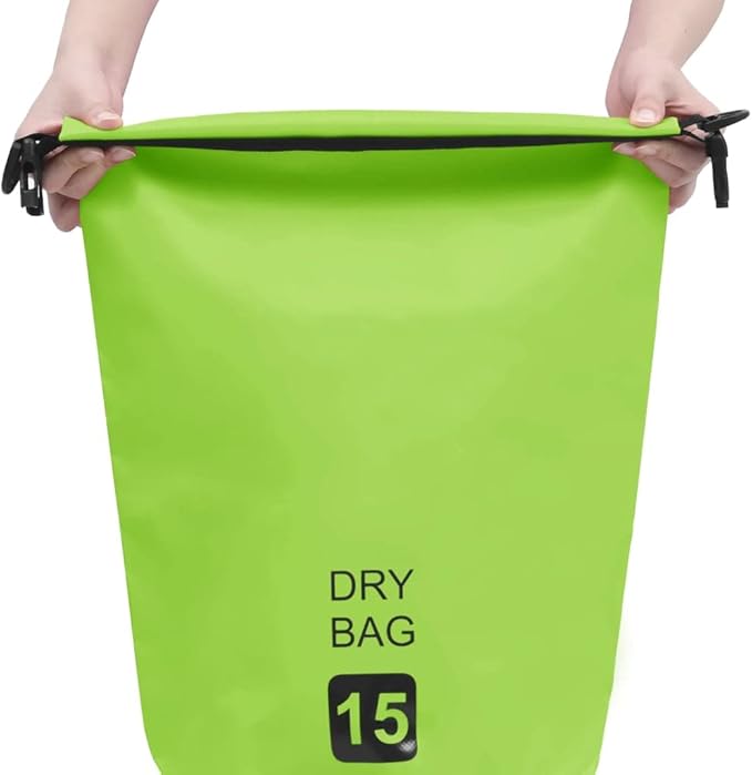 FAMIROSA Dry Bag Green 4 gal PVC rWeight-1 lbs