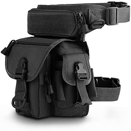 1000D Outdoor Tactical Drop Leg Bag Pouch Military Waist Belt Pack Thigh Packs Tool Bags for Motorcycle Bike Cycling Hiking