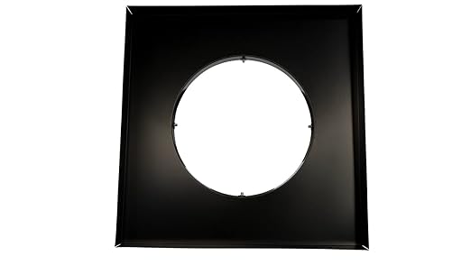 QuietCool SLR-CRB-2424 Solar Roof Mount Attic Fan Curb Mount Adapter - for Flat Roofs 3:12 Pitch and Below - Compatible with AFR SLR Models