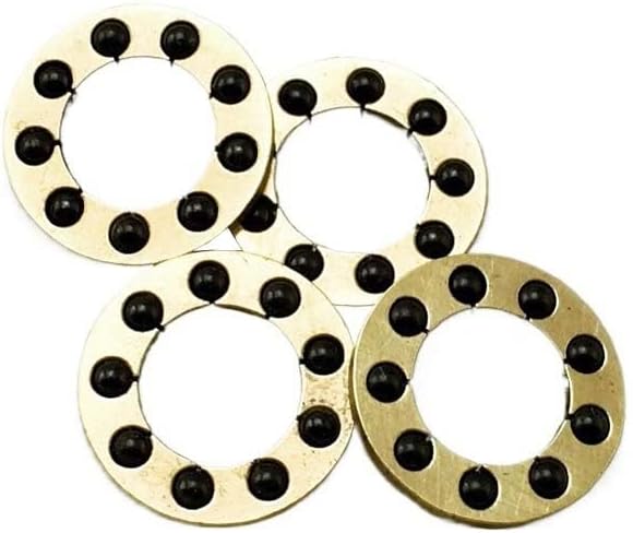 4PCS Brass Gasket Washer Flippers Fit for Rick Hinderer Gen 6 XM18 DIY Replacement Accessory