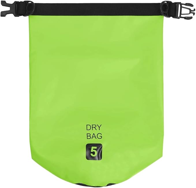 SKM Dry Bag Green 5 L PVC (Weight-1KG)