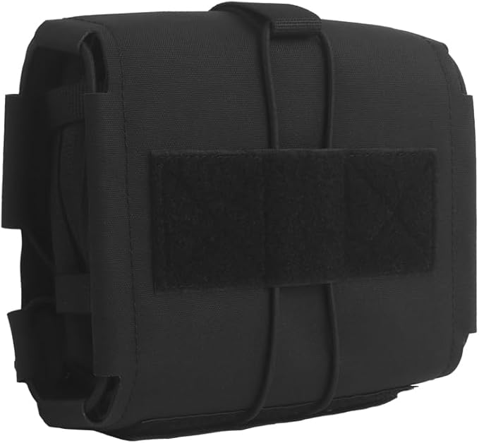 Tactical Medical Pouch - MOLLE IFAK &amp Trauma Kit Bag for First Aid Duty Belt EMT and Survival