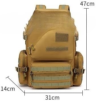Tactical Backpack Military Molle Hiking 56-75L military fan outdoor hiking mountaineering bag tactical bag khaki