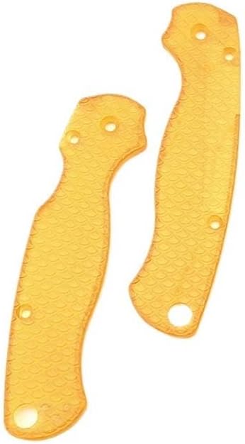 1Pair Ultem Scales Fits for C81 Paramilitary 2 Custom PEI Non-slip Handle Patch Blank DIY Replacement