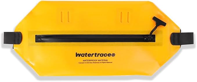 Waterproof Fanny Pack Black Yellow Crossbody Waist Bag for Kayaking Rafting Swimming Surfing Paddle Board Boating (Yellow)