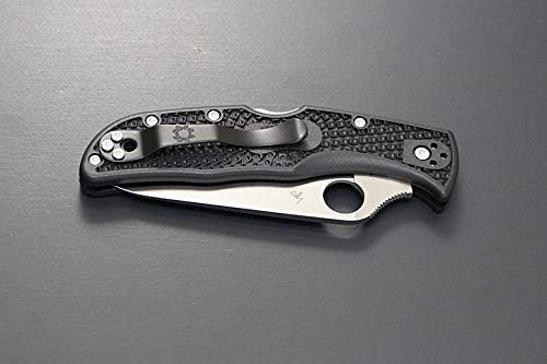 Spyderco Endela Lightweight Knife with 3.41 VG-10 Stainless Steel Blade and Durable FRN Handle - PlainEdge - C243PBK