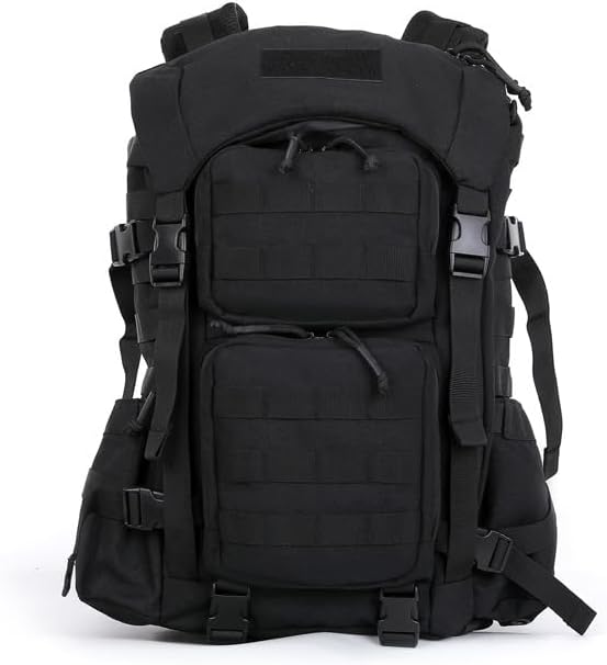 Tactical Backpack Military Molle Hiking 30L Camping Riding Tactical Outdoor Hiking Bag Black