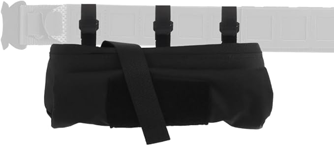 Tactical Belt Roll up Dump Pouch Foldable Tool Bag Pack for Airsoft Hiking Mag Pouch Accessory