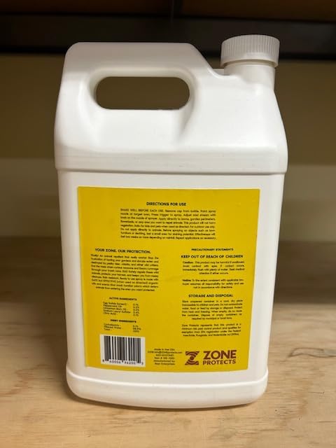 R.A.D. Rabbit Animal Deer Repellent Bundle – 1 Gallon Spray + 32oz Concentrate Natural Formula Keeps Deer and Rabbits Out of Your Garden