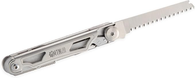 Treeline Multi-Tool – 8-in-1 Compact Outdoor Tool for Hiking Camping &amp Everyday Carry | Lightweight Durable Includes Knife Saw Can/Bottle Opener Scissors.