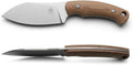HUANG FU D2 Steel Hunting Knife 10.23 Inches Fixed Blade with Glass Reinforced Nylon Handle Black