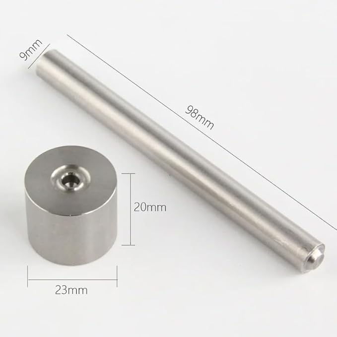 20PCS CNC Brass Eyelet Rivets with 1 Set Punch Installation Tool Kit Fits for Kydex Sheath Knife Case